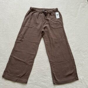 Splendid cotton Gauze Wide-Leg Capri size M new!